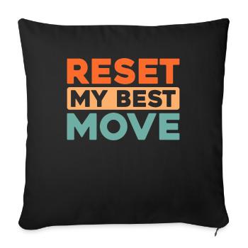 Sim Racing - Sofa pillowcase 17,3'' x 17,3'' (45 x 45 cm) - black - Front