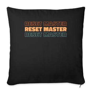 Sim Racing - Sofa pillowcase 17,3'' x 17,3'' (45 x 45 cm) - black - Front