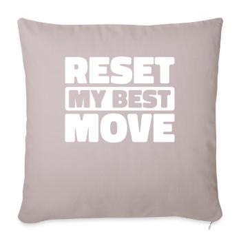 Sim Racing - Sofa pillowcase 17,3'' x 17,3'' (45 x 45 cm) - light taupe - Front