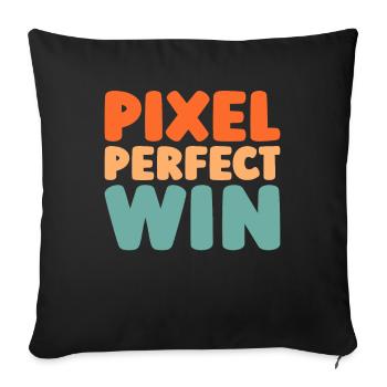 Sim Racing - Housse de coussin décorative 45 x 45 cm - noir - Devant