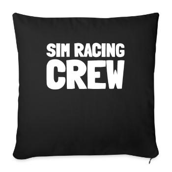 Sim Racing - Sofakissenbezug 45 x 45 cm - Schwarz - Vorne