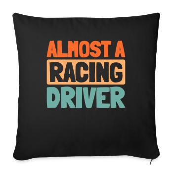 Sim Racing - Sofakissenbezug 45 x 45 cm - Schwarz - Vorne