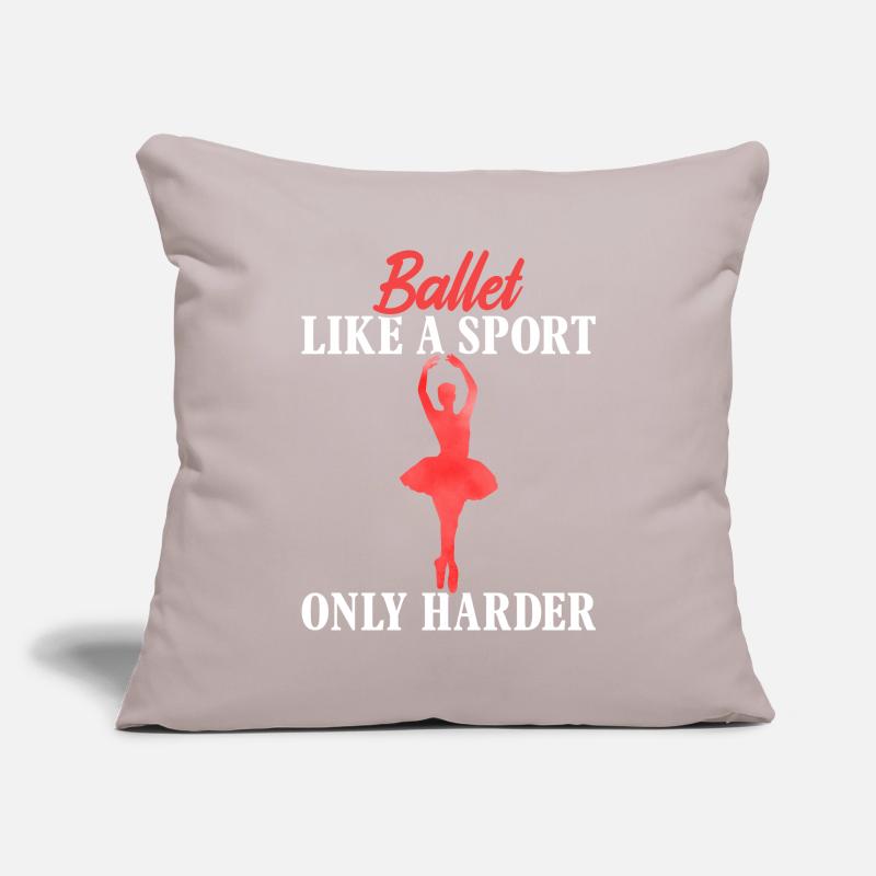 Le ballet comme un sport, juste un danseur de danse plus difficile Housse de coussin décorative 45 x 45 cm