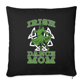 Danse Irlandaise Irischer Tanz - Housse de coussin décorative 45 x 45 cm - noir - Devant