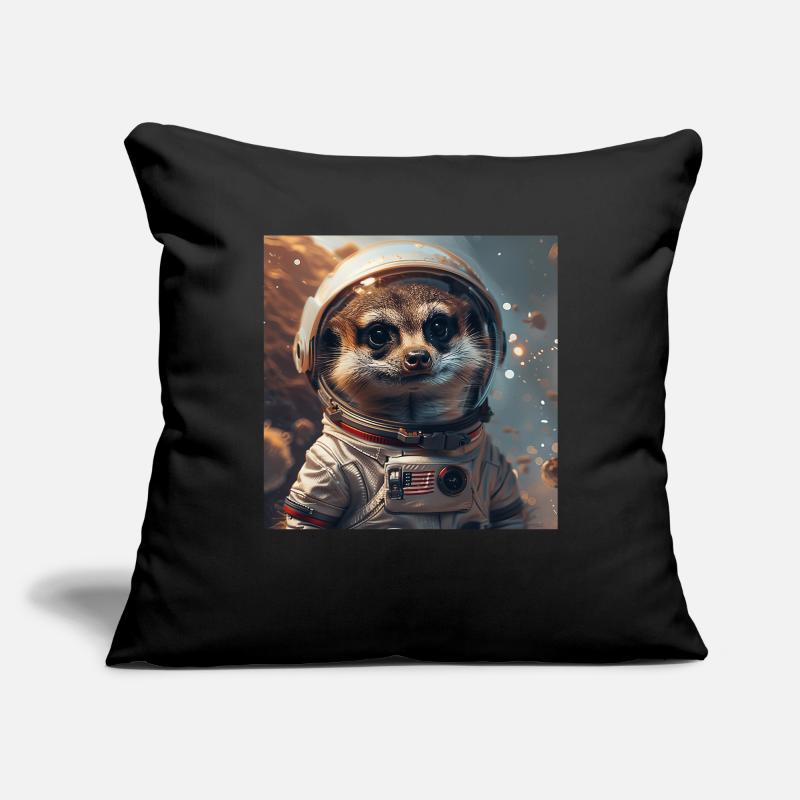 Suricate Housse de coussin décorative 45 x 45 cm