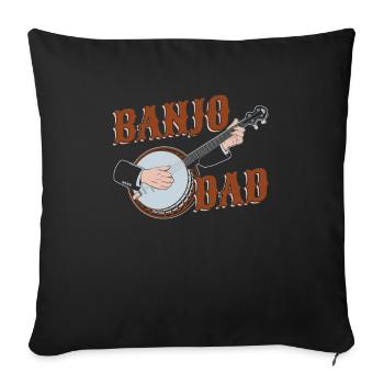 Banjo - Sofakissenbezug 45 x 45 cm - Schwarz - Vorne