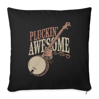 Banjo - Sofa pillowcase 17,3'' x 17,3'' (45 x 45 cm) - black - Front