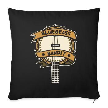 Banjo - Sofa pillowcase 17,3'' x 17,3'' (45 x 45 cm) - black - Front