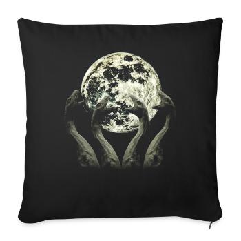 Monster of Loch Ness Nessie Plesiosaur Howling - Sofa pillowcase 17,3'' x 17,3'' (45 x 45 cm) - black - Front