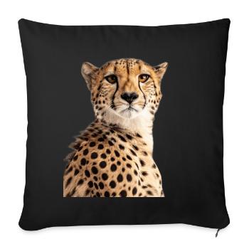 Gepard - Sofakissenbezug 45 x 45 cm - Schwarz - Vorne