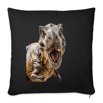T-Rex - Sofakissenbezug 45 x 45 cm - Schwarz - Vorne