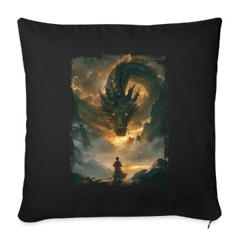 Kite - Sofa pillowcase 17,3'' x 17,3'' (45 x 45 cm) - black - Front