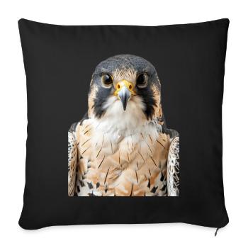 Falcon - Sofa pillowcase 17,3'' x 17,3'' (45 x 45 cm) - black - Front