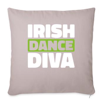 Irish Dance Irischer Tanz - Sofa pillowcase 17,3'' x 17,3'' (45 x 45 cm) - light taupe - Front