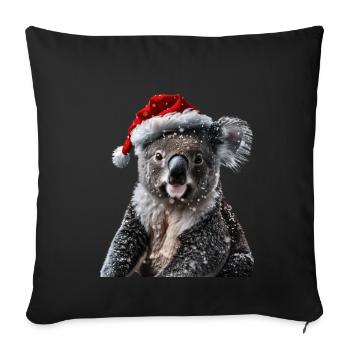 Koala - Sofa pillowcase 17,3'' x 17,3'' (45 x 45 cm) - black - Front
