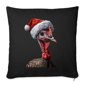 Turquie - Housse de coussin décorative 45 x 45 cm - noir - Devant