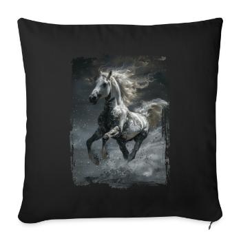 Appaloosa - Housse de coussin décorative 45 x 45 cm - noir - Devant