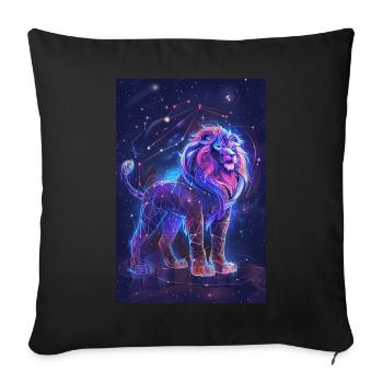 Cancer - Sofa pillowcase 17,3'' x 17,3'' (45 x 45 cm) - black - Front
