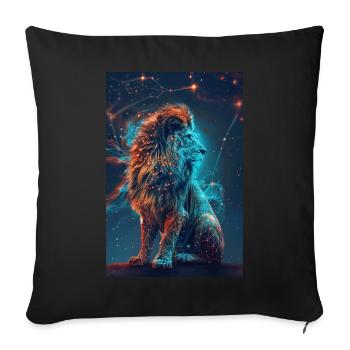 Capricorne - Housse de coussin décorative 45 x 45 cm - noir - Devant