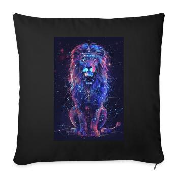 Pisces - Sofa pillowcase 17,3'' x 17,3'' (45 x 45 cm) - black - Front