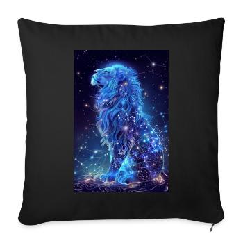 Vierge - Housse de coussin décorative 45 x 45 cm - noir - Devant