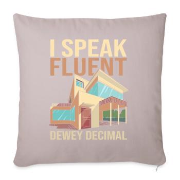 Architecte Architecture - Housse de coussin décorative 45 x 45 cm - taupe clair - Devant