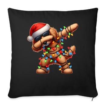 Dabbing Golden Doodle Goldendoodle Sunglasses - Sofa pillowcase 17,3'' x 17,3'' (45 x 45 cm) - black - Front