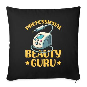 Beauty Specialist - Sofa pillowcase 17,3'' x 17,3'' (45 x 45 cm) - black - Front