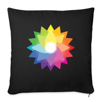 Colors Art Color Wheel Artist Creative - Sofa pillowcase 17,3'' x 17,3'' (45 x 45 cm) - black - Front