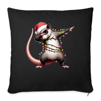 Polka Dot Sunglasses Cute Christmas - Sofa pillowcase 17,3'' x 17,3'' (45 x 45 cm) - black - Front