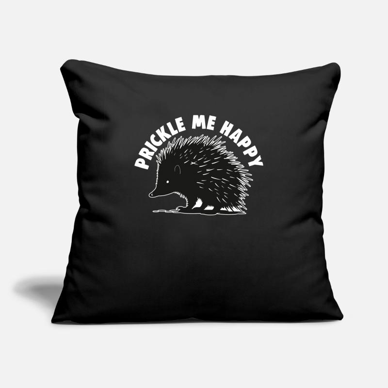 Mignon Hérisson Amoureux Drôle Hérisson Drôle Hérisson Mignon Housse de coussin décorative 45 x 45 cm