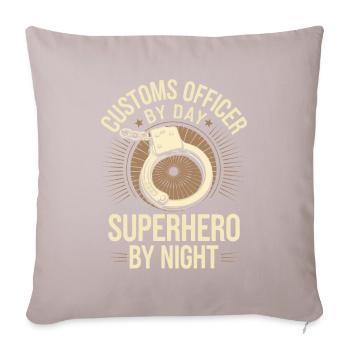 Customs official - Sofa pillowcase 17,3'' x 17,3'' (45 x 45 cm) - light taupe - Front
