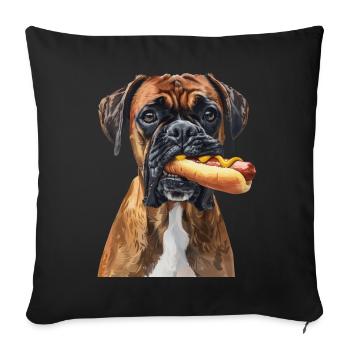 Boxer - Sofa pillowcase 17,3'' x 17,3'' (45 x 45 cm) - black - Front