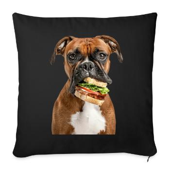 Boxer - Sofa pillowcase 17,3'' x 17,3'' (45 x 45 cm) - black - Front