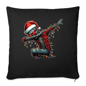 Dabbing Zombie Sunglasses Cute Christmas X - Sofa pillowcase 17,3'' x 17,3'' (45 x 45 cm) - black - Front