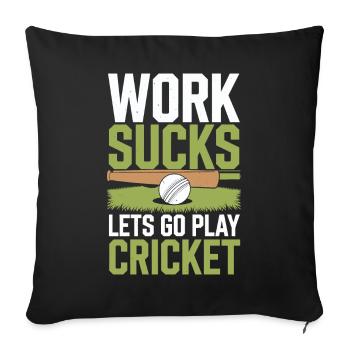 Cricket - Sofa pillowcase 17,3'' x 17,3'' (45 x 45 cm) - black - Front