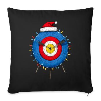 Archery Target Archer Bow and Arrow We - Sofa pillowcase 17,3'' x 17,3'' (45 x 45 cm) - black - Front