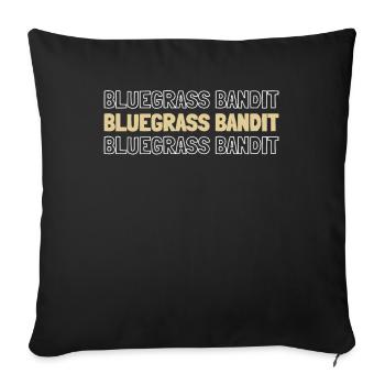 Banjo - Sofa pillowcase 17,3'' x 17,3'' (45 x 45 cm) - black - Front