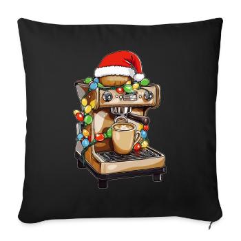 Barista Coffee Lover Coffee Maker Machine - Sofa pillowcase 17,3'' x 17,3'' (45 x 45 cm) - black - Front