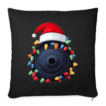 Iron Plate Gym Weightlifting Bodybuilding - Sofa pillowcase 17,3'' x 17,3'' (45 x 45 cm) - black - Front