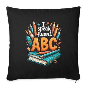 Primary school teacher - Sofa pillowcase 17,3'' x 17,3'' (45 x 45 cm) - black - Front