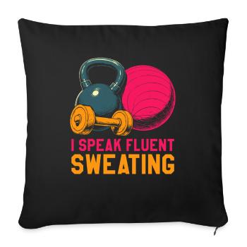 Fitness Trainers Personal Trainers - Sofa pillowcase 17,3'' x 17,3'' (45 x 45 cm) - black - Front