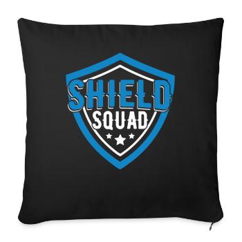 Escouade de gardes du corps - Housse de coussin décorative 45 x 45 cm - noir - Devant