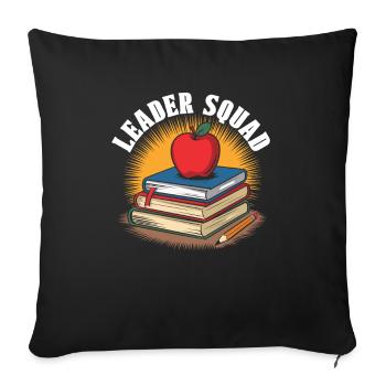 Primary School Principal Kader - Sofa pillowcase 17,3'' x 17,3'' (45 x 45 cm) - black - Front