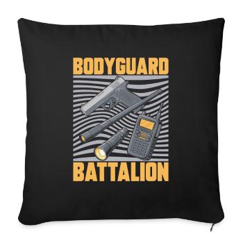 Bodyguard Team - Sofa pillowcase 17,3'' x 17,3'' (45 x 45 cm) - black - Front