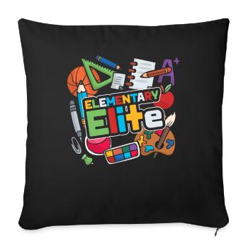 Primary Principal Team - Sofa pillowcase 17,3'' x 17,3'' (45 x 45 cm) - black - Front