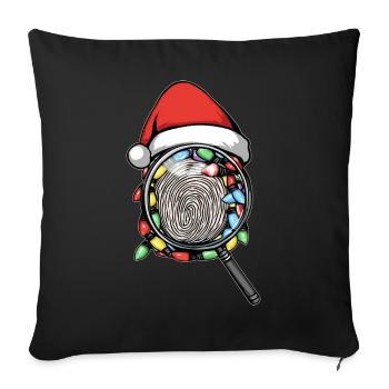 Scientifique médico-légal Preuves médico-légales - Housse de coussin décorative 45 x 45 cm - noir - Devant