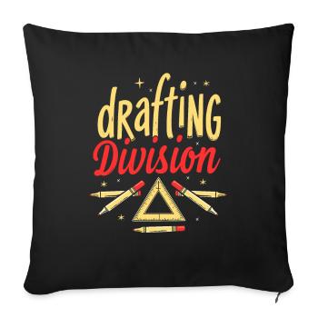 Writer Team - Sofa pillowcase 17,3'' x 17,3'' (45 x 45 cm) - black - Front