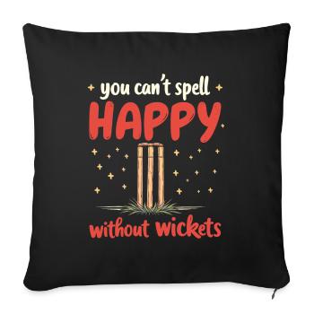 cricket - Sofa pillowcase 17,3'' x 17,3'' (45 x 45 cm) - black - Front