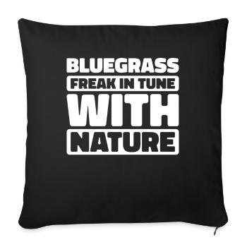 Banjo - Sofa pillowcase 17,3'' x 17,3'' (45 x 45 cm) - black - Front